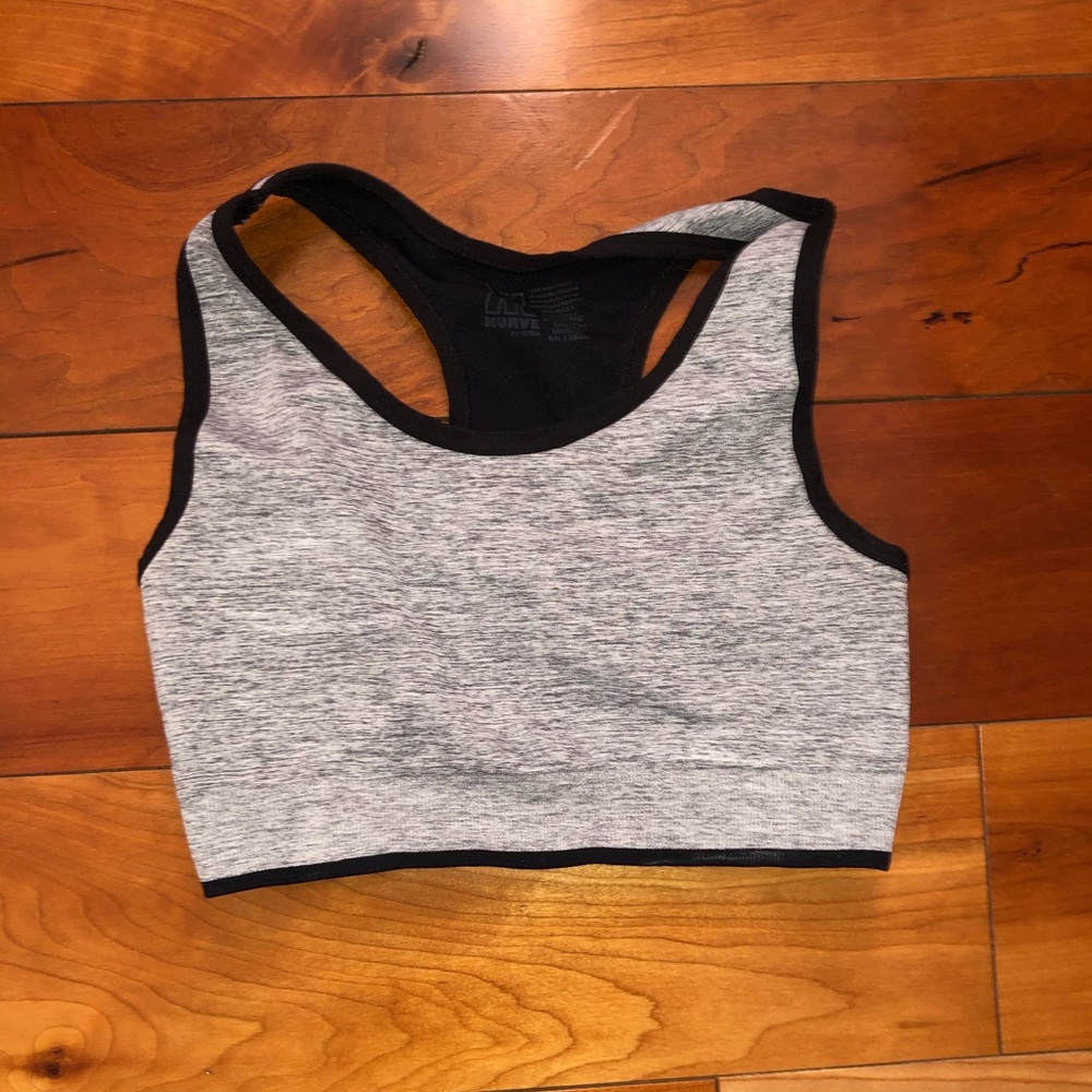 Gray Sports Bra
